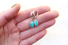 Sonoran Gem Turquoise Lever Back Earrings 4