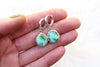 Sonoran Mountain Turquoise Lever Back Earrings 2
