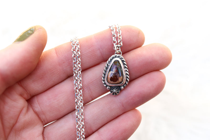 Mexican Fire Opal Necklace