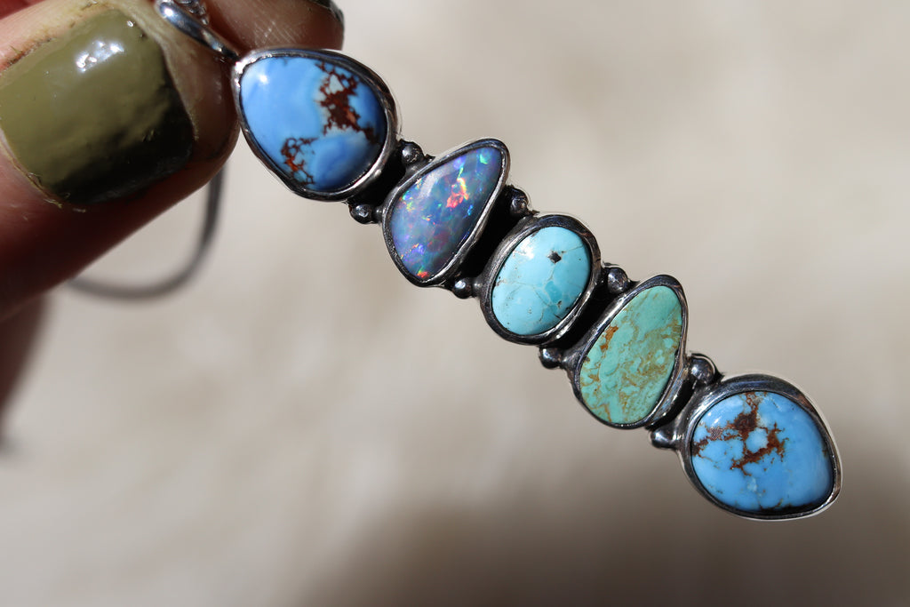 Turquoise x Opal Stacked Necklace