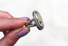 Size 8 Gary Green Jasper Ring