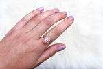 Size 8 Rhodochrosite Ring