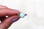 Size 7 White Water Turquoise Ring *Discounted*