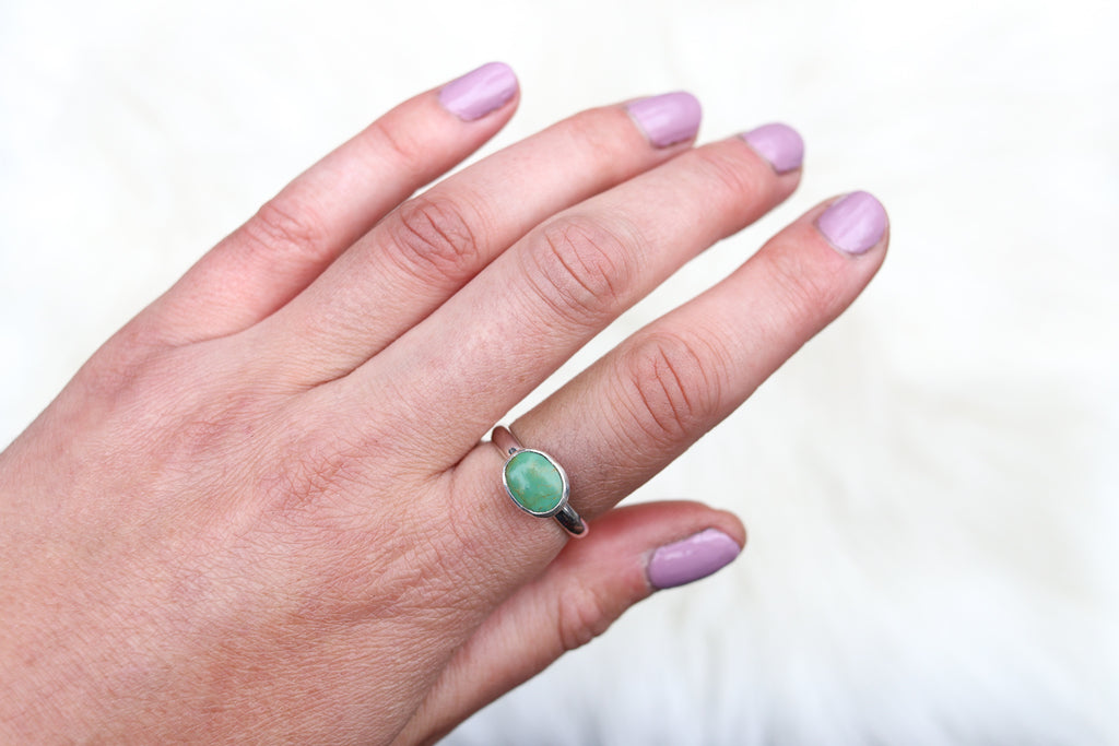 Size 9 Hubei Turquoise Ring