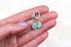 Sonoran Gem Turquoise Lever Back Earrings 1