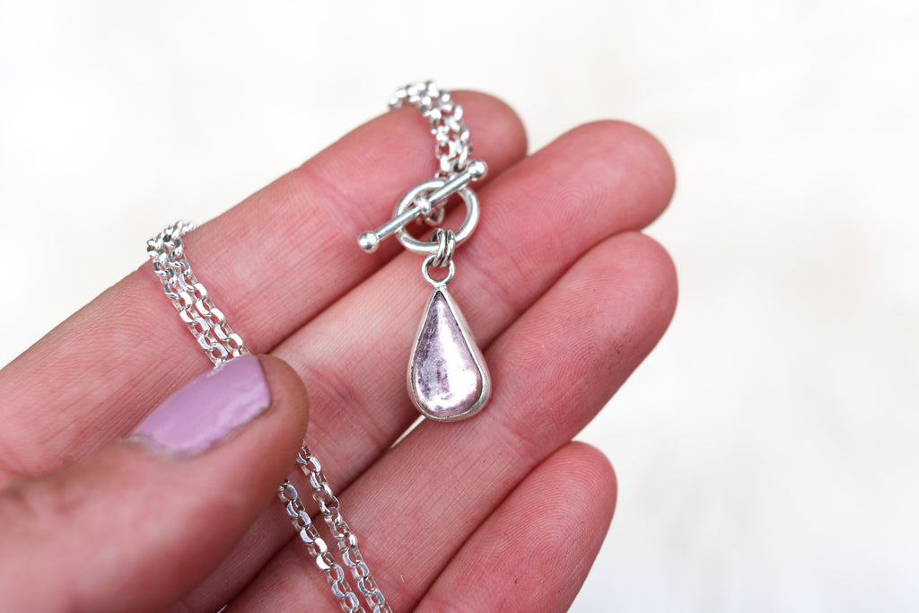 Lepidolite Toggle Clasp Necklace