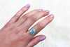 Size 7 Aquamarine Ring + Choose Your Size Option