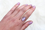 Size 7 Lepidolite Bloom Ring + Choose Your Size Options