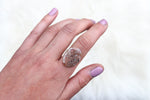 Size 8 Turkish Stick Agate Ring + Choose Your Size Option