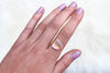 Size 9 Regency Rose Bloom Ring + Choose Your Size Option