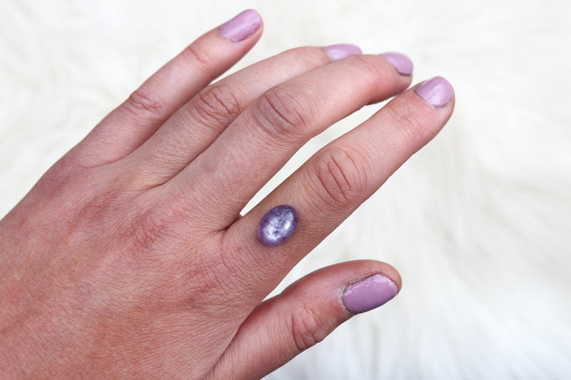 Size 7 Lepidolite Ring + Choose Your Size Options