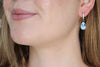 Golden Hill Turquoise Lever Back Earrings