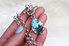 White Water Turquoise Toggle Clasp Necklace