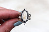 Size 9 Graveyard Point Plume Agate Ring