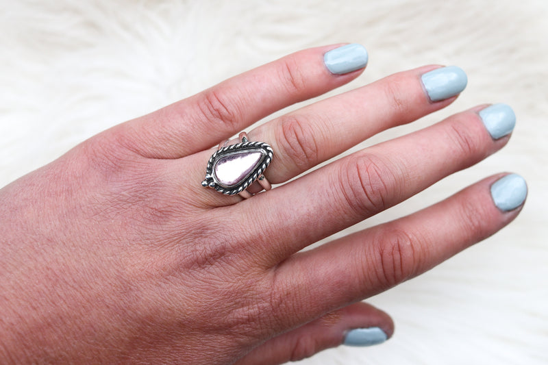 Size 5 Lepidolite Ring