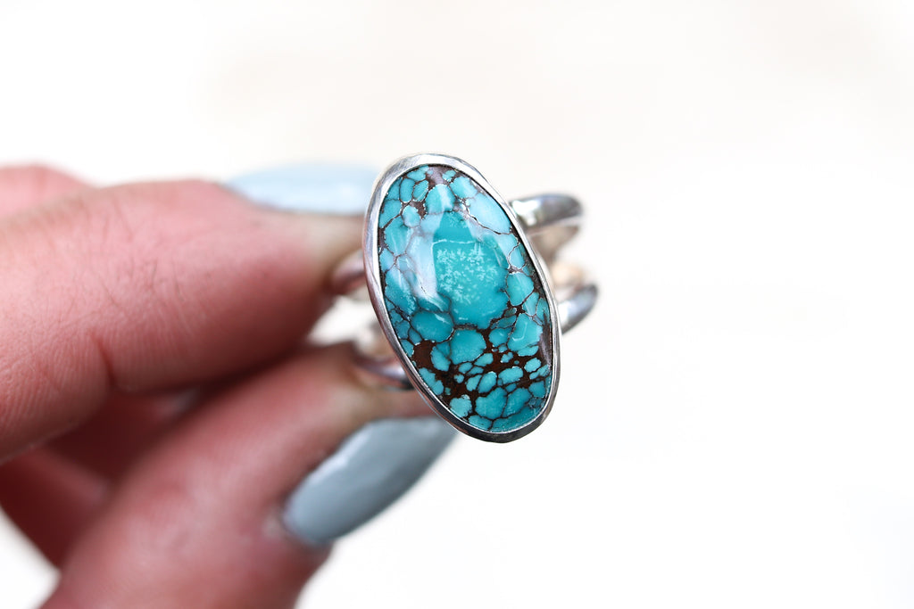 Size 7 Cloud Mountain Turquoise Ring