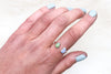 Size 9-10 Sonoran Gold Turquoise x Australian Opal Ring (Adjustable)