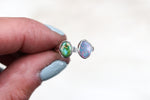 Size 5.5-6.5 Sonoran Gold Turquoise x Australian Opal Ring (Adjustable)