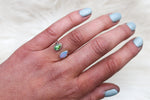 Size 5-6 Sonoran Gold Turquoise x Australian Opal Ring (Adjustable)