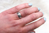 Size 6 Blue Ridge Lightning Turquoise Stacker Ring Set