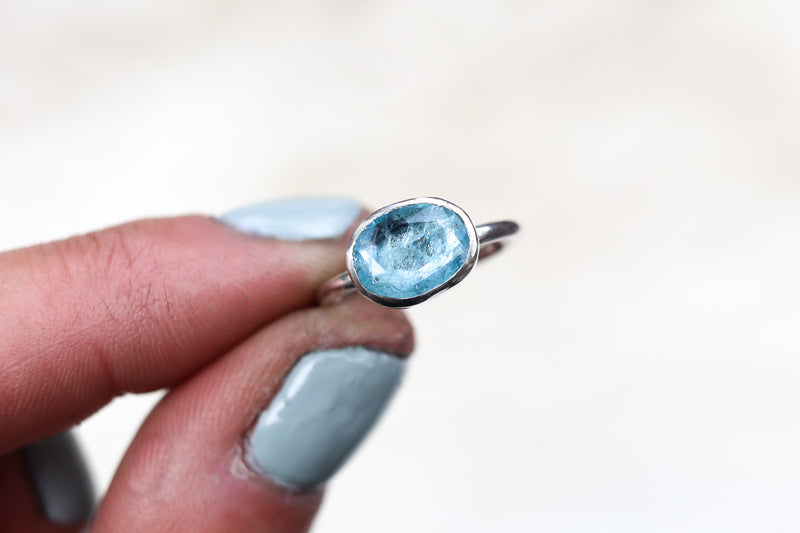 Size 5 Aquamarine Ring