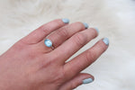 Size 5 Aquamarine Ring