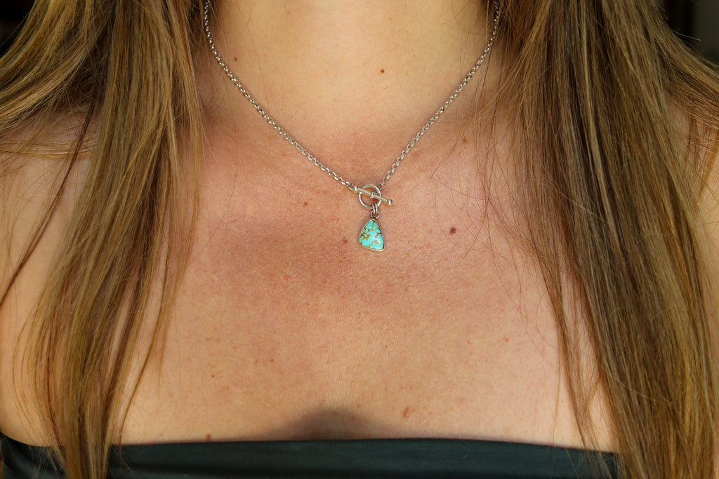 No. 8 Mine Turquoise Toggle Clasp Necklace