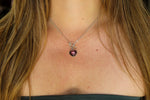 Lepidolite Heart Toggle Clasp Necklace