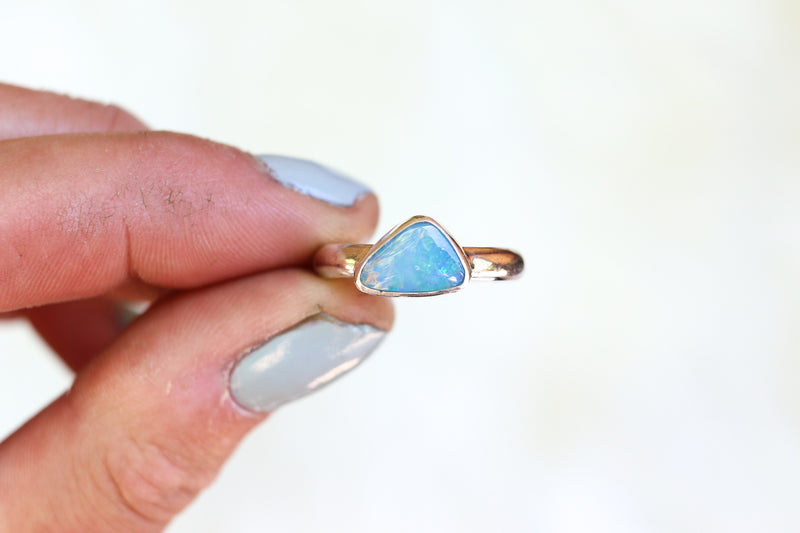 Size 8.5 Australian Opal Ring