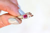 Size 7.5 Tourmaline Stacker Ring Set