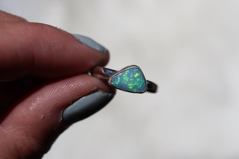 Size 8.5 Australian Opal Ring