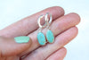 Sonoran Gem Turquoise Lever Back Earrings 1