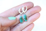 Sonoran Gem Turquoise Lever Back Earrings 2