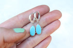 Sonoran Gem Turquoise Lever Back Earrings 3