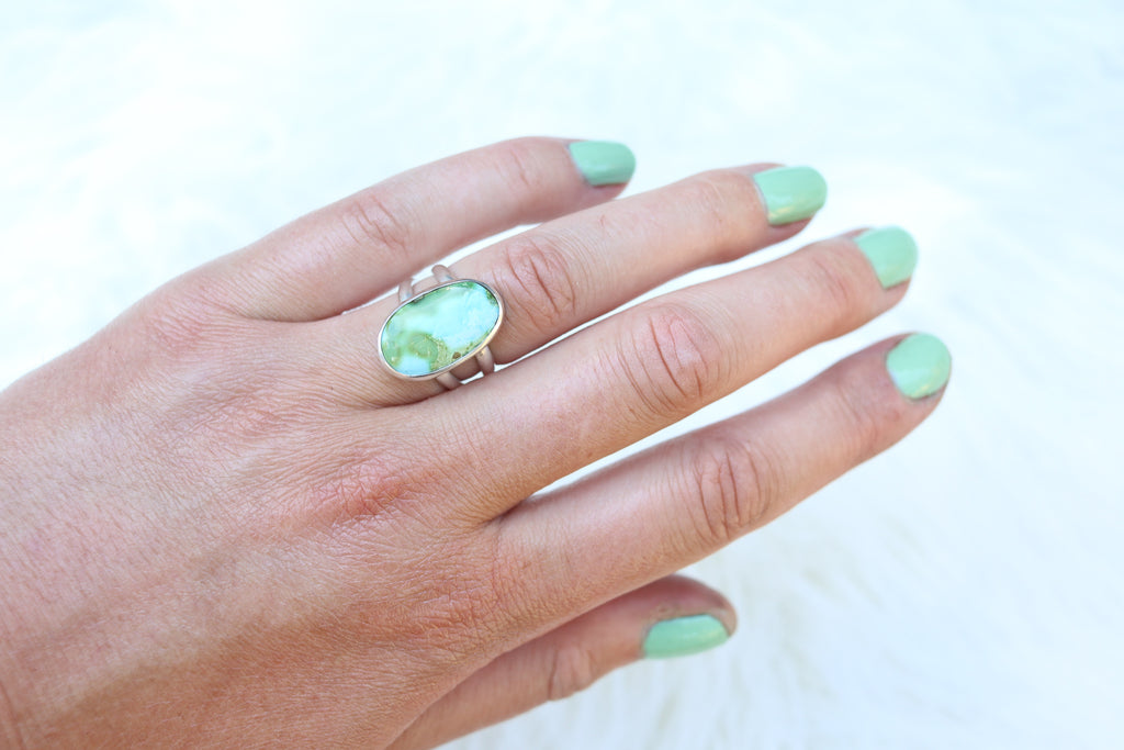 Size 6 Sonoran Mountain Turquoise Ring