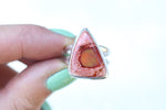 Size 8 Mexican Fire Opal Ring