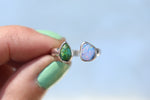 Size 9-10 Sonoran Gold Turquoise x Australian Opal Ring (Adjustable)