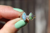 Size 6-7 Australian Opal x Sonoran Gold Turquoise Ring (Adjustable)