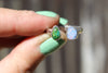 Size 9-10 Sonoran Gold Turquoise x Australian Opal Ring (Adjustable)