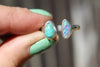 Size 8-9 Australian Opal x Royston Turquoise Ring (Adjustable)