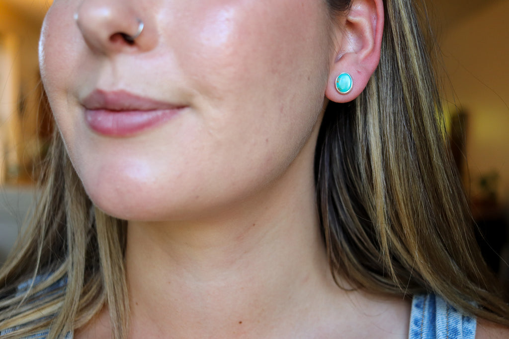 Sonoran Gem Turquoise Stud Earrings 2