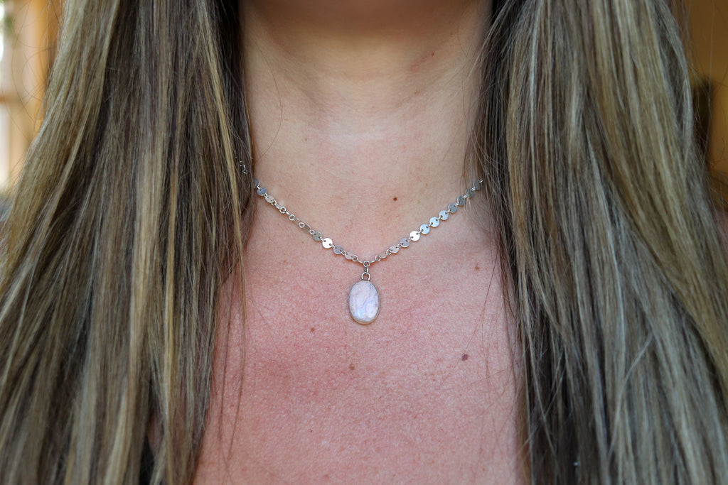 Cotton Candy Agate Necklace