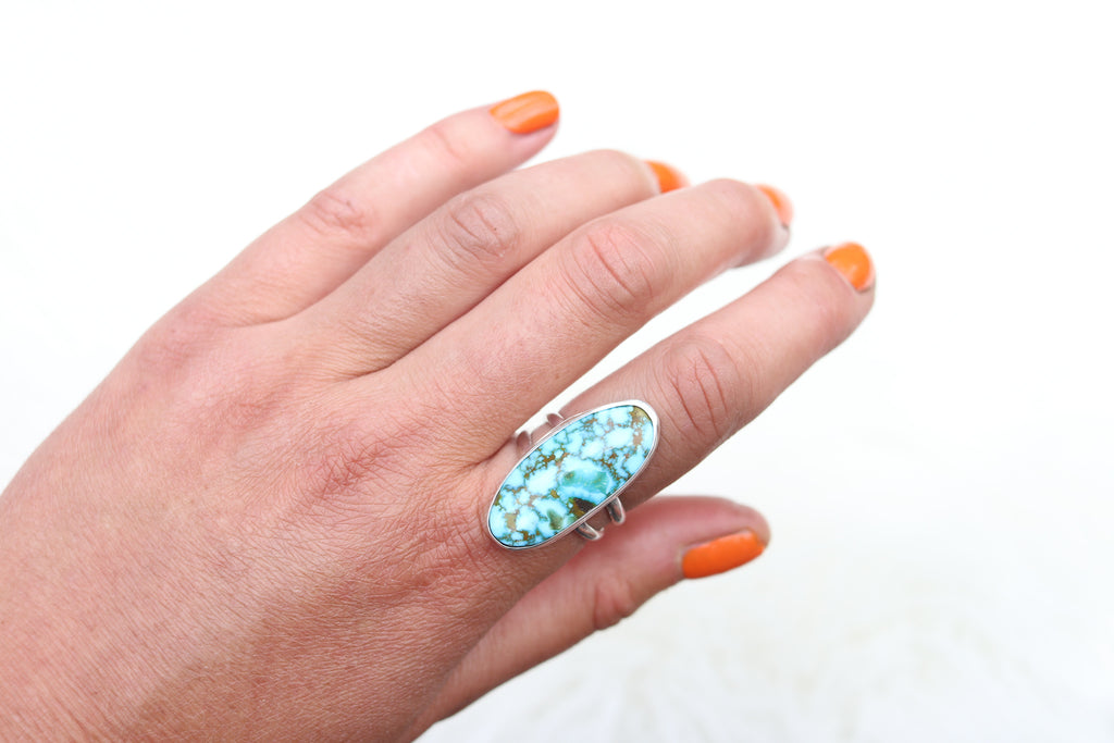 Size 9 Kingman Turquoise Ring