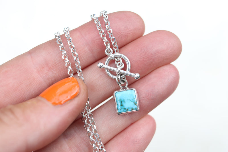 Blue Ridge Turquoise Toggle Clasp Necklace