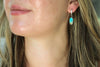 Sonoran Gem Turquoise Lever Back Earrings 1