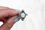 Size 5.25 Dry Creek Carico Lake Turquoise Ring