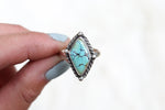 Size 10 Treasure Mountain Turquoise Ring