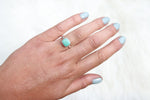 Size 7 Carico Lake Turquoise Ring