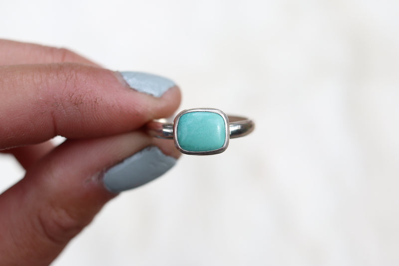 Size 10 Carico Lake Turquoise Ring