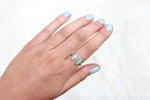 Size 9-10 Opal x Turquoise Ring (Adjustable)